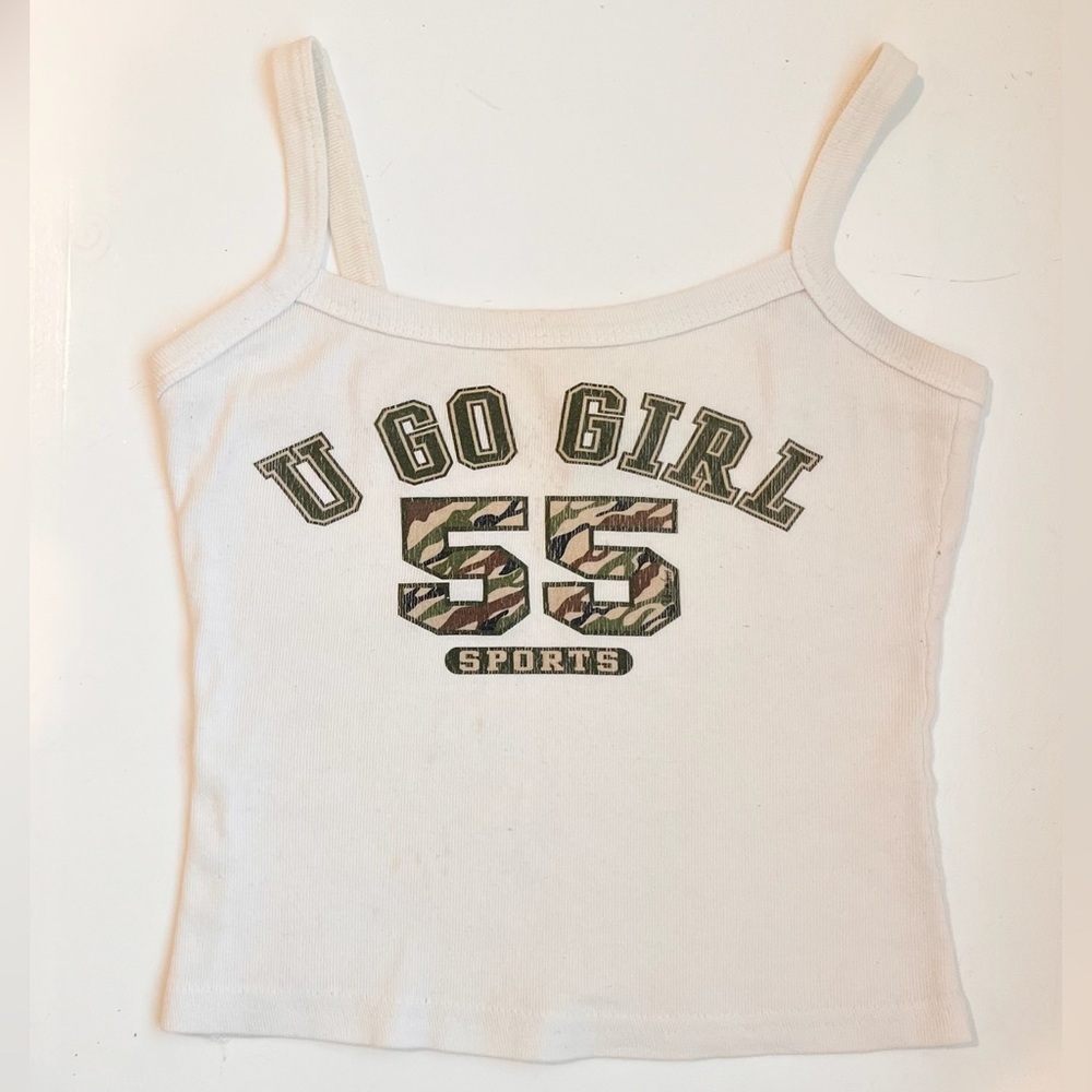 “U Go Girl” 55 vintage tank